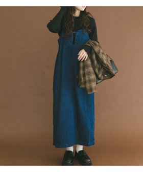 【アイテムズアーバンリサーチ/ITEMS URBAN RESEARCH】のデニムキャミワンピース 人気、トレンドファッション・服の通販 founy(ファニー) ファッション Fashion レディースファッション Fashion for Women ワンピース Dresses キャミソールワンピース Camisole Dresses 2025年 2025 2025-2026秋冬・A/W Autumn/Winter 2025–26 AW25–26 冬 Winter / This Winter インナー Innerwear キャミワンピース Cami Dress, Slip Dress デコルテ Décolleté, Neckline ノースリーブ Sleeveless, No-Sleeve ロング Long, Long-Length エレガント 上品 Elegant A/W・秋冬 Autumn/Winter |ID:prp329100004794156