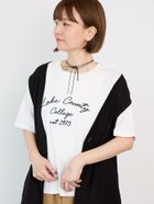 【テチチ/Te chichi】の【接触冷感】刺繍ロゴTシャツ オフホワイト|ID: prp329100004794157 ipo3291000000034785163