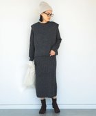 【ビームス ウイメン/BEAMS】のニットベスト * ワンピース (セットアイテム) CHARCOAL GREY|ID: prp329100004794177 ipo3291000000034785254