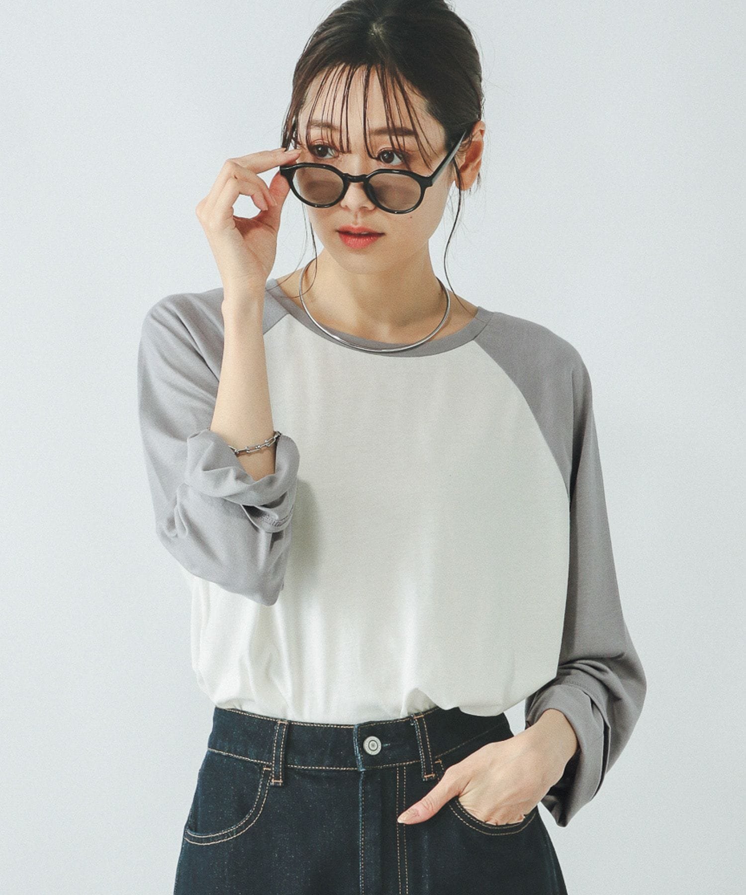 【グローバルワーク/GLOBAL WORK】のヘビロッTEEセミシアーラグラン/287527 インテリア・キッズ・メンズ・レディースファッション・服の通販 founy(ファニー) ファッション Fashion レディースファッション Fashion for Women インナー Innerwear スリット Slit, Slit Detail タイトスカート Pencil Skirt, Tight Skirt デニム Denim, Jeans Material バランス Balance, Style Balance フレア Flare, Flared 抗菌 Antibacterial, Bacteria-Resistant OFF*グレー15|ID: prp329100004794178 ipo3291000000034913593