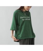 【グローバルワーク/GLOBAL WORK】の乾きやすいプリント7分袖/579367 人気、トレンドファッション・服の通販 founy(ファニー) ファッション Fashion レディースファッション Fashion for Women トップス・カットソー Cut & Sew Tops スリット Slit, Slit Detail プリント Print, Printed Pattern ボトム Bottoms, Lower Wear ワイド Wide, Wide Fit 夏 Summer thumbnail グリーン*ロゴ75|ID: prp329100004794187 ipo3291000000034785304