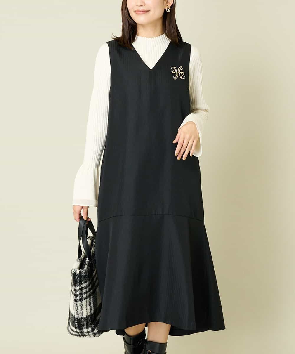 【アー ヴェー ヴェー/a.v.v】の【洗える】マーメイドジャンパースカート インテリア・キッズ・メンズ・レディースファッション・服の通販 founy(ファニー) ファッション Fashion レディースファッション Fashion for Women スカート Skirts インナー Innerwear 洗える Machine Washable 秋 Autumn カットソー Cut and Sewn Top シンプル Simple, Minimal タートル Turtleneck, Turtle Collar ツイード Twill, Twill Weave 定番 Standard, Basic Item フェミニン Feminine, Girly マーメイド Mermaid, Fishtail Silhouette ロング Long, Long-Length 冬 Winter / This Winter A/W・秋冬 Autumn/Winter 再入荷 Restock / Back in Stock おすすめ Recommended / Our Picks ブラック|ID: prp329100004794211 ipo3291000000034785445