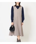 【アー ヴェー ヴェー/a.v.v】の【洗える】マーメイドジャンパースカート ベージュ|ID: prp329100004794211 ipo3291000000034884396