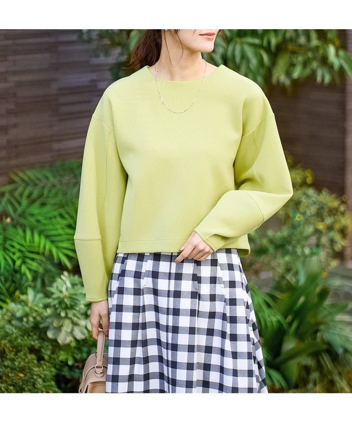 【アー ヴェー ヴェー/a.v.v】のクロップドフォルムプルオーバー インテリア・キッズ・メンズ・レディースファッション・服の通販 founy(ファニー) https://founy.com/ ファッション Fashion レディースファッション Fashion for Women トップス・カットソー Cut & Sew Tops カジュアルプルオーバー・ニットトップス Pullovers & Knit Tops / Casual Pullovers おすすめ Recommended / Our Picks インナー Innerwear クロップド Cropped, Short Length ショート Short, Short Length ボトム Bottoms, Lower Wear ワイド Wide, Wide Fit 再入荷 Restock / Back in Stock 春 Spring |ID: prp329100004794217 ipo3291000000034785477