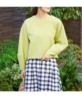 【アー ヴェー ヴェー/a.v.v】のクロップドフォルムプルオーバー 人気、トレンドファッション・服の通販 founy(ファニー) ファッション Fashion レディースファッション Fashion for Women トップス・カットソー Cut & Sew Tops カジュアルプルオーバー・ニットトップス Pullovers & Knit Tops / Casual Pullovers おすすめ Recommended / Our Picks インナー Innerwear クロップド Cropped, Short Length ショート Short, Short Length ボトム Bottoms, Lower Wear ワイド Wide, Wide Fit 再入荷 Restock / Back in Stock 春 Spring |ID:prp329100004794217