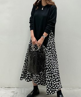 【ドゥーラドゥーラ/Doula Doula】のGirly Doll/レオパードドッキングワンピース 人気、トレンドファッション・服の通販 founy(ファニー) ファッション Fashion レディースファッション Fashion for Women ワンピース Dresses スニーカー Sneakers, Trainers フレア Flare, Flared |ID:prp329100004794222