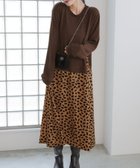 【ドゥーラドゥーラ/Doula Doula】のGirly Doll/レオパードドッキングワンピース 人気、トレンドファッション・服の通販 founy(ファニー) ファッション Fashion レディースファッション Fashion for Women ワンピース Dresses スニーカー Sneakers, Trainers フレア Flare, Flared thumbnail ブラウン|ID: prp329100004794222 ipo3291000000034937592