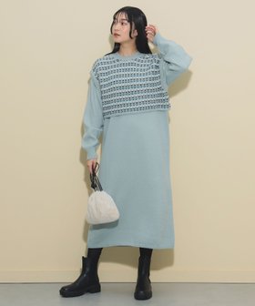 【ビームス ウイメン/BEAMS】のハート柄ベスト セット ニットワンピース(セットアイテム・ウォッシャブル)) 人気、トレンドファッション・服の通販 founy(ファニー) ファッション Fashion レディースファッション Fashion for Women アウター Coat / Outerwear Collection ワンピース Dresses ニットワンピース Knit Dresses アンサンブル Ensemble Set カットソー Cut and Sewn Top シンプル Simple, Minimal トレンド Trend, Trending Now ブルゾン Blouson, Bomber Jacket ベスト Vest, Waistcoat ワイド Wide, Wide Fit おすすめ Recommended / Our Picks |ID:prp329100004794224