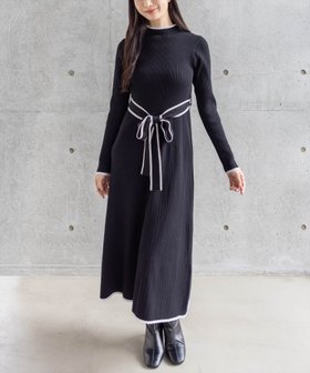 【クリア/clear】の配色リボンフレアロングニットワンピース 人気、トレンドファッション・服の通販 founy(ファニー) ファッション Fashion レディースファッション Fashion for Women ワンピース Dresses ニットワンピース Knit Dresses ショート Short, Short Length ジャケット Jacket, Outerwear バランス Balance, Style Balance フェミニン Feminine, Girly フレア Flare, Flared リボン Ribbon, Bow ロング Long, Long-Length おすすめ Recommended / Our Picks エレガント 上品 Elegant |ID:prp329100004794229