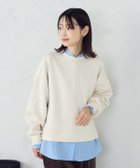 【コムサイズム/COMME CA ISM】のダンボールニット トレーナー / セットアップ対応 人気、トレンドファッション・服の通販 founy(ファニー) ファッション Fashion レディースファッション Fashion for Women トップス・カットソー Cut & Sew Tops ニット Knit Tops & Sweaters シンプル Simple, Minimal スリット Slit, Slit Detail セットアップ Set-Up, Coordinated Outfit トレーナー Sweatshirt, Trainer ワイド Wide, Wide Fit thumbnail アイボリー|ID: prp329100004794235 ipo3291000000034785561