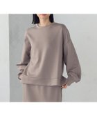 【コムサイズム/COMME CA ISM】のダンボールニット トレーナー / セットアップ対応 人気、トレンドファッション・服の通販 founy(ファニー) ファッション Fashion レディースファッション Fashion for Women トップス・カットソー Cut & Sew Tops ニット Knit Tops & Sweaters シンプル Simple, Minimal スリット Slit, Slit Detail セットアップ Set-Up, Coordinated Outfit トレーナー Sweatshirt, Trainer ワイド Wide, Wide Fit thumbnail モカ|ID: prp329100004794235 ipo3291000000034785565