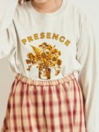 【サマンサモスモス/Samansa Mos2】の柄アソートフロッキープリントロングTシャツ グレー|ID: prp329100004794236 ipo3291000000034785570