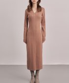 【セゾンドパピヨン/SAISON DE PAPILLON】のベルト付きジョニーカラーランダムリブ編みニットワンピース 人気、トレンドファッション・服の通販 founy(ファニー) ファッション Fashion レディースファッション Fashion for Women ワンピース Dresses ニットワンピース Knit Dresses ベルト&ウエストマーク Belts & Waist Accessories エレガント 上品 Elegant クール Cool, Chic シンプル Simple, Minimal ジャケット Jacket, Outerwear スリット Slit, Slit Detail デコルテ Décolleté, Neckline ドレス Dress, One-Piece 長袖 Long Sleeve, Full Sleeve フィット Fit, Slim Fit マキシ Maxi, Full Length ミックス Mix, Mixed Style 無地 Plain, Solid Color ロング Long, Long-Length おすすめ Recommended / Our Picks thumbnail ブラウン|ID: prp329100004794237 ipo3291000000035184900