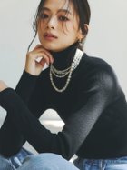 【アニュアンス/anuans】のシルクカシミアブレンドフィットリブタートルニット BLACK|ID: prp329100004794253 ipo3291000000034785658