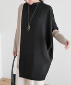 【アールピーエス/rps】の編地切替バイカラーニットチュニック 人気、トレンドファッション・服の通販 founy(ファニー) ファッション Fashion レディースファッション Fashion for Women トップス・カットソー Cut & Sew Tops ニット Knit Tops & Sweaters アシンメトリー Asymmetrical Style チュニック Tunic, Long Top ハイネック High Neck, Mock Neck フォルム Silhouette, Form ロング Long, Long-Length ワイド Wide, Wide Fit 再入荷 Restock / Back in Stock 切替 Switching, Contrast Panel thumbnail ブラック|ID: prp329100004794254 ipo3291000000034824567