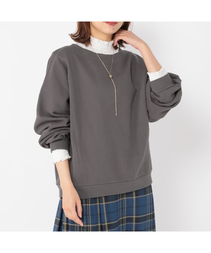 【スタディオ クリップ/studio CLIP】のパネル切り替えボートネックプルオーバー インテリア・キッズ・メンズ・レディースファッション・服の通販 founy(ファニー) https://founy.com/ ファッション Fashion レディースファッション Fashion for Women トップス・カットソー Cut & Sew Tops カジュアルプルオーバー・ニットトップス Pullovers & Knit Tops / Casual Pullovers おすすめ Recommended / Our Picks インナー Innerwear トレンド Trend, Trending Now A/W・秋冬 Autumn/Winter |ID: prp329100004794258 ipo3291000000034785698