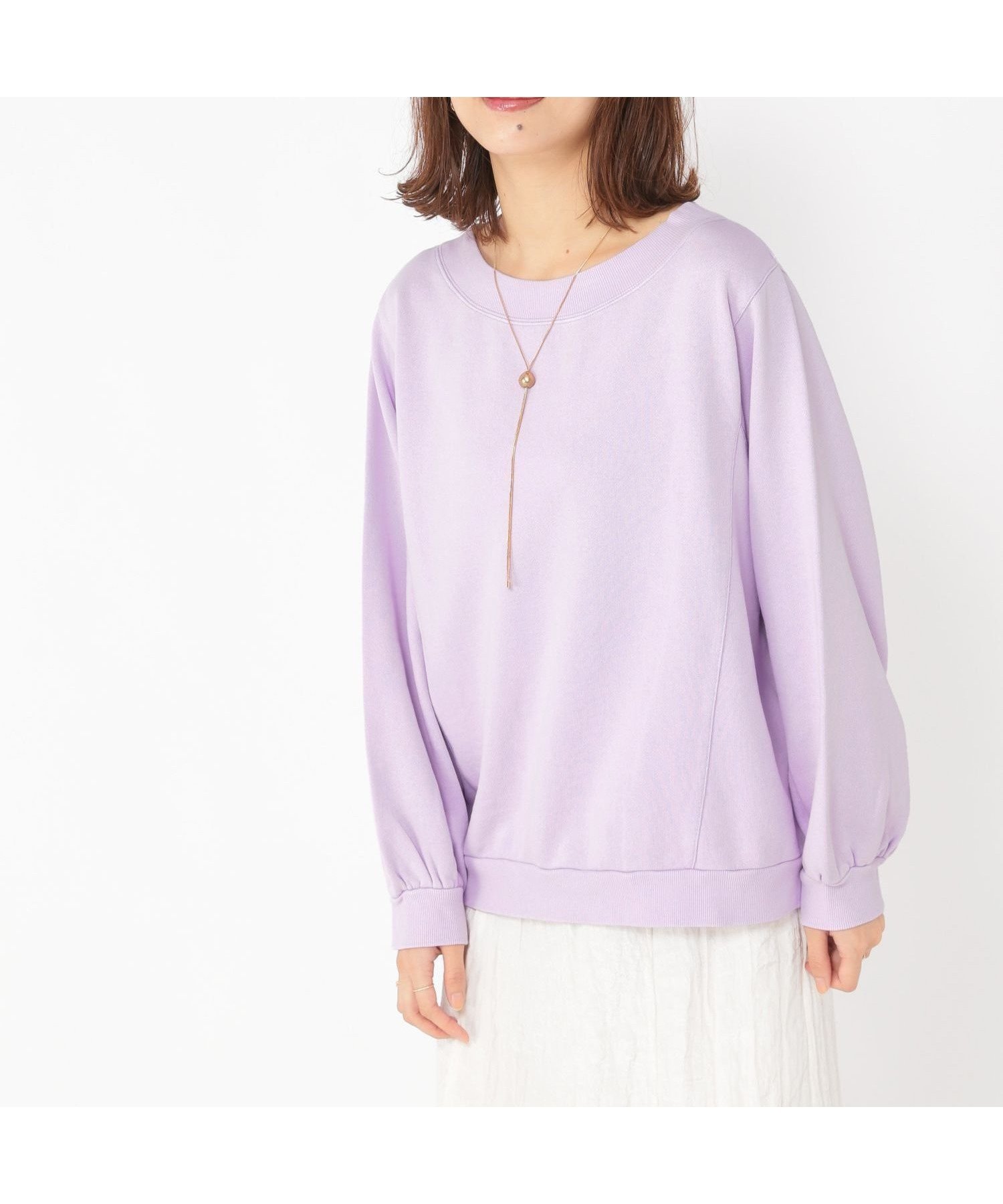 【スタディオ クリップ/studio CLIP】のパネル切り替えボートネックプルオーバー インテリア・キッズ・メンズ・レディースファッション・服の通販 founy(ファニー) 　ファッション　Fashion　レディースファッション　Fashion for Women　トップス・カットソー　Cut & Sew Tops　カジュアルプルオーバー・ニットトップス　Pullovers & Knit Tops / Casual Pullovers　おすすめ　Recommended / Our Picks　インナー　Innerwear　トレンド　Trend, Trending Now　A/W・秋冬　Autumn/Winter　パープル90|ID: prp329100004794258 ipo3291000000034785705