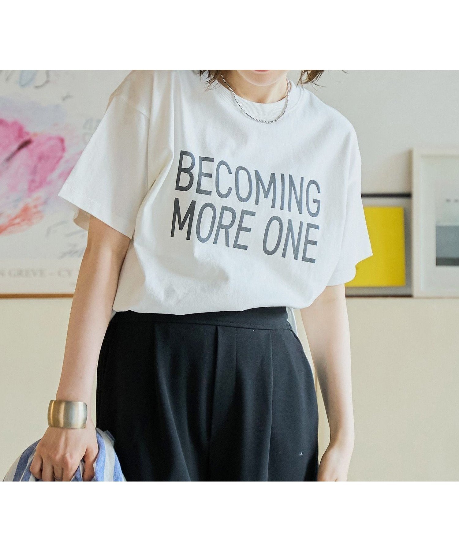 【コーエン/COEN】のピグメントロゴアソートコンパクトTシャツ インテリア・キッズ・メンズ・レディースファッション・服の通販 founy(ファニー) 　ファッション　Fashion　レディースファッション　Fashion for Women　トップス・カットソー　Cut & Sew Tops　シャツ・ブラウス・オフィスカジュアル　Elegant Blouses & Button-Ups　ロングTシャツ・Tシャツ　Longline T-Shirts & Tees　カットソー　Cut and Sewn Top　コンパクト　Compact, Small Size　シンプル　Simple, Minimal　フォルム　Silhouette, Form　プリント　Print, Printed Pattern　ワイド　Wide, Wide Fit　おすすめ　Recommended / Our Picks　OFF WHITE|ID: prp329100004794262 ipo3291000000035008105