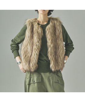 【カレンソロジー/Curensology】 シャギーファーベスト人気、トレンドファッション・服の通販 founy(ファニー) ファッション Fashion レディースファッション Fashion for Women アウター Coat / Outerwear Collection トップス・カットソー Cut & Sew Tops ベスト&ジレ / 重ね着スタイル Vests & Gilets アクセサリー Fashion Accessories エレガント 上品 Elegant ショート Short, Short Length フェイクファー Faux Fur, Imitation Fur フォックス Fox, Fox Fur プリント Print, Printed Pattern リアル Real, Realistic |ID:prp329100004794263