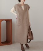 【バブ ブージュルード/Bab Bou Jeloud】のリバーシブルキーネックワンピース 人気、トレンドファッション・服の通販 founy(ファニー) ファッション Fashion レディースファッション Fashion for Women ワンピース Dresses 秋 Autumn シンプル Simple, Minimal スウェット / スエット Sweatshirt, Sweatwear ストレート Straight, Straight Cut スマート Smart, Elegant スリット Slit, Slit Detail タートルネック Turtleneck, High Neck ダウン Down, Puffer チェック Check, Plaid, Tartan リバーシブル Reversible, Two-Sided リブニット Rib Knit, Ribbed Knit ロング Long, Long-Length 再入荷 Restock / Back in Stock thumbnail MOCHA|ID: prp329100004794275 ipo3291000000034889092