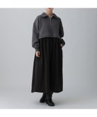 【レプシィム ローリーズファーム/LEPSIM LOWRYS FARM】のフリースドッキングワンピース 人気、トレンドファッション・服の通販 founy(ファニー) ファッション Fashion レディースファッション Fashion for Women ワンピース Dresses おすすめ Recommended / Our Picks タイツ Tights, Legwear ドッキング Docking, Mixed Material ロング Long, Long-Length thumbnail チャコール18|ID: prp329100004794276 ipo3291000000034870330