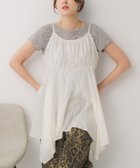 【レトロガール/RETRO GIRL】のイレヘムチュニックキャミOP 人気、トレンドファッション・服の通販 founy(ファニー) ファッション Fashion レディースファッション Fashion for Women トップス・カットソー Cut & Sew Tops キャミソール&ノースリーブ Camisoles & Sleeveless Tops ワンピース Dresses チュニック Tunic Tops & Dresses イレヘム Irregular Hemline シアー Sheer, See-Through タンク Tank Top, Sleeveless Top デニム Denim, Jeans Material トレンド Trend, Trending Now ビスチェ Bustier, Corset Top ベーシック Basic, Essential レース Lace, Lace Fabric ワンポイント One Point, Statement Accent thumbnail エクリュ|ID: prp329100004794277 ipo3291000000034870896