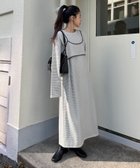 【チャオパニックティピー/CIAOPANIC TYPY】の【ビスチェ付き】フリースボーダーアソートワンピース 人気、トレンドファッション・服の通販 founy(ファニー) ファッション Fashion レディースファッション Fashion for Women ワンピース Dresses スニーカー Sneakers, Trainers スリット Slit, Slit Detail ダウン Down, Puffer デニム Denim, Jeans Material トレンド Trend, Trending Now パイピング Piping, Trim Design ビスチェ Bustier, Corset Top おすすめ Recommended / Our Picks thumbnail オフホワイト|ID: prp329100004794285 ipo3291000000034844261