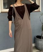 【ドゥドゥ/DouDou】の【新色追加/前後2WAYで着られる】深Vワンピース 人気、トレンドファッション・服の通販 founy(ファニー) ファッション Fashion レディースファッション Fashion for Women ワンピース Dresses インナー Innerwear スマート Smart, Elegant ダブル Double, Double-Breasted フレア Flare, Flared フロント Front, Front Design S/S・春夏 SS, Spring/Summer, Warm Season 再入荷 Restock / Back in Stock 夏 Summer 2026年 2026 thumbnail モカ|ID: prp329100004794291 ipo3291000000034843891