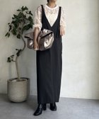 【ドゥドゥ/DouDou】の【新色追加/前後2WAYで着られる】深Vワンピース 人気、トレンドファッション・服の通販 founy(ファニー) ファッション Fashion レディースファッション Fashion for Women ワンピース Dresses インナー Innerwear スマート Smart, Elegant ダブル Double, Double-Breasted フレア Flare, Flared フロント Front, Front Design S/S・春夏 SS, Spring/Summer, Warm Season 再入荷 Restock / Back in Stock 夏 Summer 2026年 2026 thumbnail チャコールグレー|ID: prp329100004794291 ipo3291000000034843892