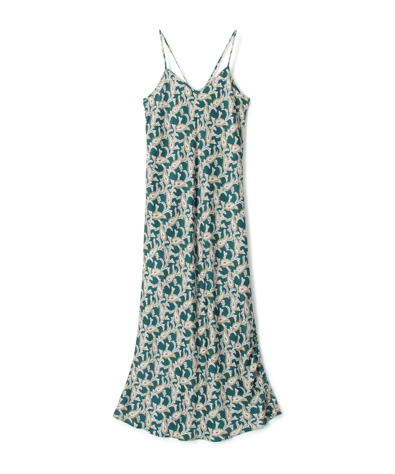 【トゥモローランド/TOMORROWLAND】のポリエステルプリント ナローキャミソールワンピース インテリア・キッズ・メンズ・レディースファッション・服の通販 founy(ファニー) ファッション Fashion レディースファッション Fashion for Women ワンピース Dresses おすすめ Recommended / Our Picks カットソー Cut and Sewn Top プリント Print, Printed Pattern 52 ライトグリーン系|ID: prp329100004794296 ipo3291000000034785948