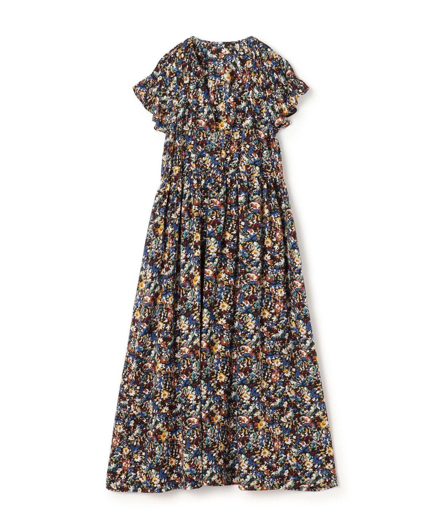 【トゥモローランド/TOMORROWLAND】のレーヨンローンプリント バタフライスリーブワンピース インテリア・キッズ・メンズ・レディースファッション・服の通販 founy(ファニー) ファッション Fashion レディースファッション Fashion for Women ワンピース Dresses サンダル Sandals, Summer Shoes シューズ Shoes, Footwear スリーブ Sleeve, Long Sleeve / Short Sleeve バランス Balance, Style Balance フラット Flat, Flat Shoes フラワー Flower, Floral モチーフ Motif, Design Theme リゾート Resort, Vacation Style 今季 This Season, Current Season 定番 Standard, Basic Item 18 ブラック系|ID: prp329100004794306 ipo3291000000034785981