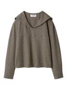 【リリーブラウン/Lily Brown】のセーラーカラートップス 人気、トレンドファッション・服の通販 founy(ファニー) ファッション Fashion レディースファッション Fashion for Women トップス・カットソー Cut & Sew Tops カットジャガード Cut Jacquard クラシカル Classical, Vintage-Inspired スタイリッシュ Stylish, Fashionable スマート Smart, Elegant チェック Check, Plaid, Tartan デニム Denim, Jeans Material フェミニン Feminine, Girly ボックス Boxy, Box Shape ボトム Bottoms, Lower Wear リラックス Relax, Relaxed Fit thumbnail CHECK[931]|ID: prp329100004794308 ipo3291000000034785994