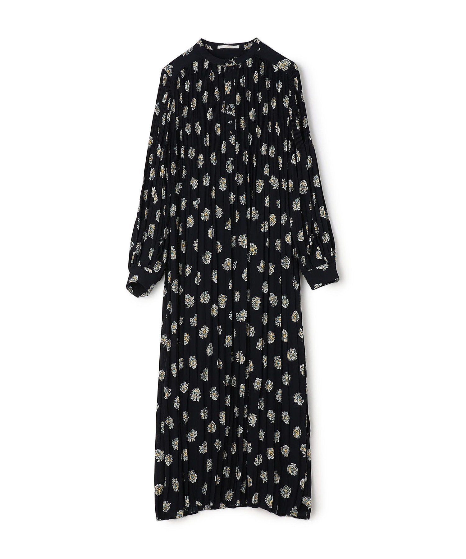 【トゥモローランド/TOMORROWLAND】のポリエステルプリント プリーツワンピース インテリア・キッズ・メンズ・レディースファッション・服の通販 founy(ファニー) ファッション Fashion レディースファッション Fashion for Women ワンピース Dresses シューズ Shoes, Footwear スリーブ Sleeve, Long Sleeve / Short Sleeve バランス Balance, Style Balance フェミニン Feminine, Girly フォルム Silhouette, Form プリント Print, Printed Pattern プリーツ Pleats, Pleated ペチコート Petticoat, Underskirt ロマンティック Romantic, Feminine Style 18 ブラック系|ID: prp329100004794313 ipo3291000000034786027