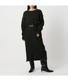 【ユナイテッドアローズ/UNITED ARROWS】のMARW UNITED ARROWS ロング ニット ワンピース BLACK|ID:prp329100004794320