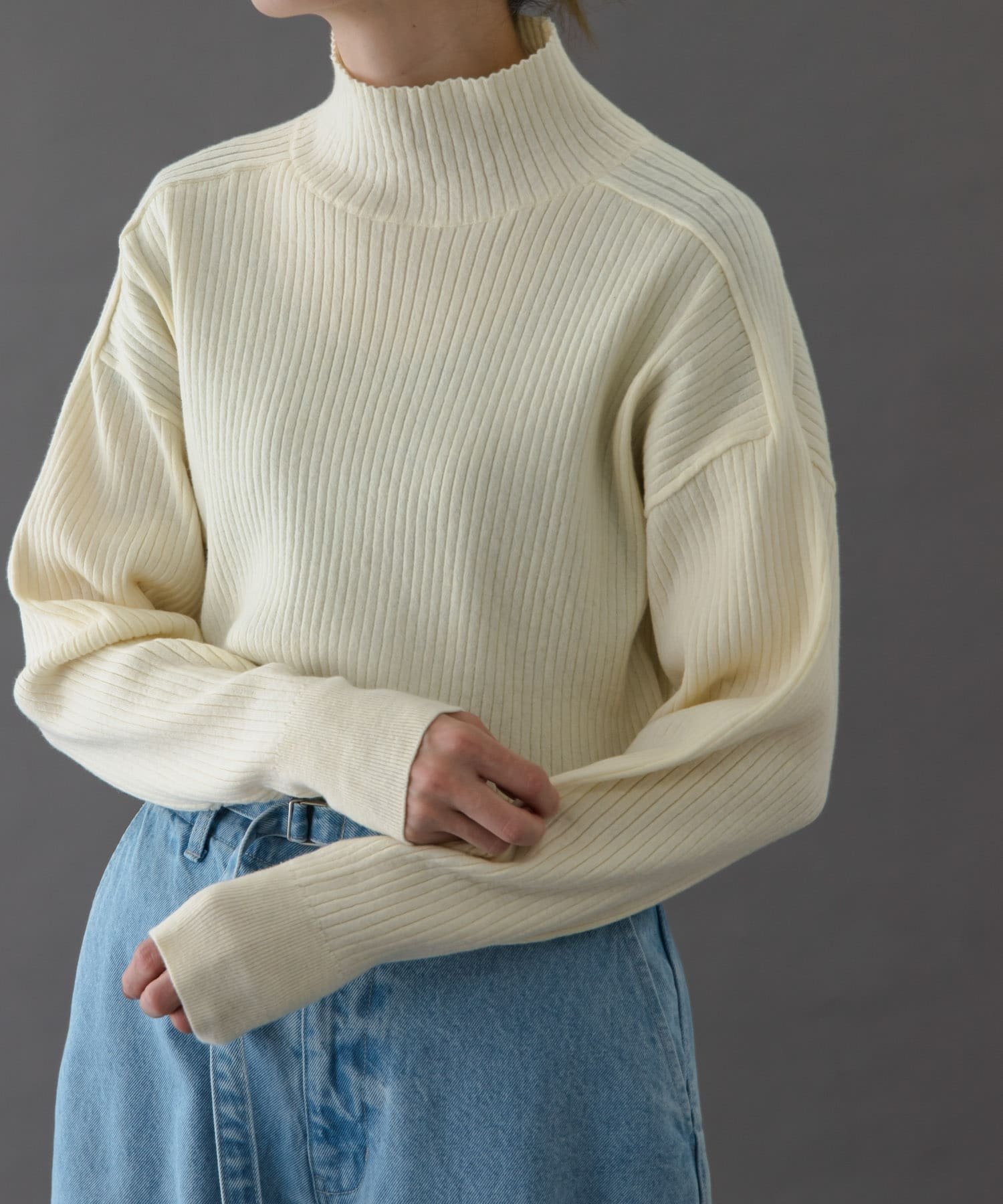 【アーバンリサーチ ドアーズ/URBAN RESEARCH DOORS】のFORK SPOON ワイドリブハイネックニット インテリア・キッズ・メンズ・レディースファッション・服の通販 founy(ファニー) ファッション Fashion レディースファッション Fashion for Women トップス・カットソー Cut & Sew Tops ニット Knit Tops & Sweaters 2025年 2025 2025-2026秋冬・A/W Autumn/Winter 2025–26 AW25–26 冬 Winter / This Winter ベーシック Basic, Essential A/W・秋冬 Autumn/Winter 羽織 Haori, Light Jacket OFF|ID: prp329100004794346 ipo3291000000034786169