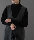 【アーバンリサーチ ドアーズ/URBAN RESEARCH DOORS】のFORK SPOON ワイドリブハイネックニット BLACK|ID: prp329100004794346 ipo3291000000034786171