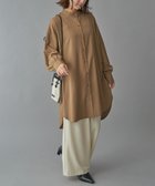 【セットアップセブン/SETUP7】のSETUP7/ミディアム丈シャツワンピース KNF 人気、トレンドファッション・服の通販 founy(ファニー) ファッション Fashion レディースファッション Fashion for Women ワンピース Dresses シャツワンピース / 1枚で着映えコーデ Shirt Dresses アンダー Underwear Essentials インナー Innerwear スタンド Stand Collar, Upright Stand スポーツ Sports, Activewear スリット Slit, Slit Detail セットアップ Set-Up, Coordinated Outfit デニム Denim, Jeans Material 長袖 Long Sleeve, Full Sleeve ハイネック High Neck, Mock Neck ミックス Mix, Mixed Style リラックス Relax, Relaxed Fit ワーク Workwear, Utility Style 再入荷 Restock / Back in Stock thumbnail L.BRN|ID: prp329100004794373 ipo3291000000034786302