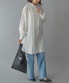 【セットアップセブン/SETUP7】のSETUP7/ミディアム丈シャツワンピース KNF 人気、トレンドファッション・服の通販 founy(ファニー) ファッション Fashion レディースファッション Fashion for Women ワンピース Dresses シャツワンピース / 1枚で着映えコーデ Shirt Dresses アンダー Underwear Essentials インナー Innerwear スタンド Stand Collar, Upright Stand スポーツ Sports, Activewear スリット Slit, Slit Detail セットアップ Set-Up, Coordinated Outfit デニム Denim, Jeans Material 長袖 Long Sleeve, Full Sleeve ハイネック High Neck, Mock Neck ミックス Mix, Mixed Style リラックス Relax, Relaxed Fit ワーク Workwear, Utility Style 再入荷 Restock / Back in Stock thumbnail WHT|ID: prp329100004794373 ipo3291000000034786304