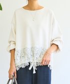 【ビアズリー/BEARDSLEY】のダンボール裾レースプルオーバー 人気、トレンドファッション・服の通販 founy(ファニー) ファッション Fashion レディースファッション Fashion for Women トップス・カットソー Cut & Sew Tops カジュアルプルオーバー・ニットトップス Pullovers & Knit Tops / Casual Pullovers ギャザー Gathered, Ruffled シアー Sheer, See-Through スリーブ Sleeve, Long Sleeve / Short Sleeve 人気 Popular, Best Seller リボン Ribbon, Bow レース Lace, Lace Fabric ロング Long, Long-Length 再入荷 Restock / Back in Stock エレガント 上品 Elegant thumbnail ホワイト|ID: prp329100004794374 ipo3291000000034786303