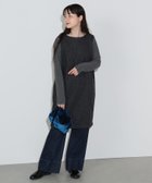 【ビームス ウイメン/BEAMS】の異素材コンビ ワンピース 人気、トレンドファッション・服の通販 founy(ファニー) ファッション Fashion レディースファッション Fashion for Women ワンピース Dresses おすすめ Recommended / Our Picks ウェーブ Wavy Pattern コンビ Combo, Combination Style シンプル Simple, Minimal ジップ Zip, Zipper ストレート Straight, Straight Cut フェルト Felt, Felt Fabric リブニット Rib Knit, Ribbed Knit ロング Long, Long-Length thumbnail CHARCOAL2|ID: prp329100004794390 ipo3291000000034928422