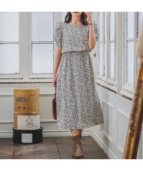 【イッツデモ/ITS' DEMO】の【ウエストゴム/二の腕カバー/手洗い可】単色花柄ワンピース 人気、トレンドファッション・服の通販 founy(ファニー) ファッション Fashion レディースファッション Fashion for Women ワンピース Dresses カーディガン Cardigan, Knitwear ギャザー Gathered, Ruffled ジャケット Jacket, Outerwear スマート Smart, Elegant エレガント 上品 Elegant ビジネス 仕事 通勤 Business / Work / Commuting |ID:prp329100004794402