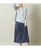 【イッツデモ/ITS' DEMO】の【手洗い可】Vネックプルオーバー*サテンスカートSET ライトグレー|ID: prp329100004794406 ipo3291000000034786479