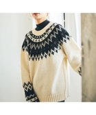 【スタディオ クリップ/studio CLIP】の5ゲージダブルフロントフェアアイルニットカーディガン アイボリー52|ID: prp329100004794433 ipo3291000000034786611