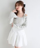 【マジェスティック レゴン/MAJESTIC LEGON】のショルダーリボンコルセットミニワンピ 人気、トレンドファッション・服の通販 founy(ファニー) ファッション Fashion レディースファッション Fashion for Women ワンピース Dresses コルセット Corset, Bustier ショルダー Shoulder, Shoulder Strap ダウン Down, Puffer デコルテ Décolleté, Neckline ドッキング Docking, Mixed Material フィット Fit, Slim Fit フェミニン Feminine, Girly リボン Ribbon, Bow ロング Long, Long-Length 再入荷 Restock / Back in Stock おすすめ Recommended / Our Picks thumbnail グレー|ID: prp329100004794451 ipo3291000000034786720