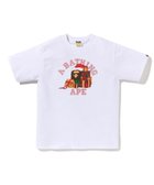 【ア ベイシング エイプ/A BATHING APE】のPRESENT BOX COLLEGE TEE 人気、トレンドファッション・服の通販 founy(ファニー) ファッション Fashion レディースファッション Fashion for Women インナー Innerwear クリスマス X'mas Christmas / X'mas ショート Short, Short Length スリーブ Sleeve, Long Sleeve / Short Sleeve フロント Front, Front Design プリント Print, Printed Pattern ラバー Rubber, Rubber Sole thumbnail WHITE|ID: prp329100004794452 ipo3291000000034899769