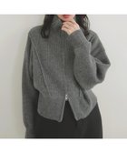 【リアン/Lian】のアルパカタッチダブルジッププルオーバ- 人気、トレンドファッション・服の通販 founy(ファニー) ファッション Fashion レディースファッション Fashion for Women thumbnail チャコールグレー|ID: prp329100004794461 ipo3291000000034786787