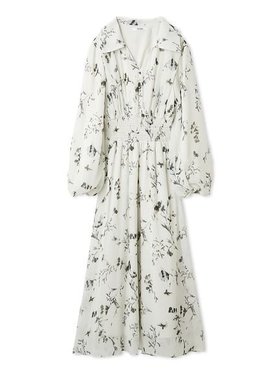 【スナイデル/SNIDEL】 ウエストシャーリングプリントOP人気、トレンドファッション・服の通販 founy(ファニー) ファッション Fashion レディースファッション Fashion for Women ワンピース Dresses おすすめ Recommended / Our Picks イエロー Yellow シフォン Chiffon, Lightweight Fabric シャーリング Shirring, Ruched スマート Smart, Elegant |ID:prp329100004794475