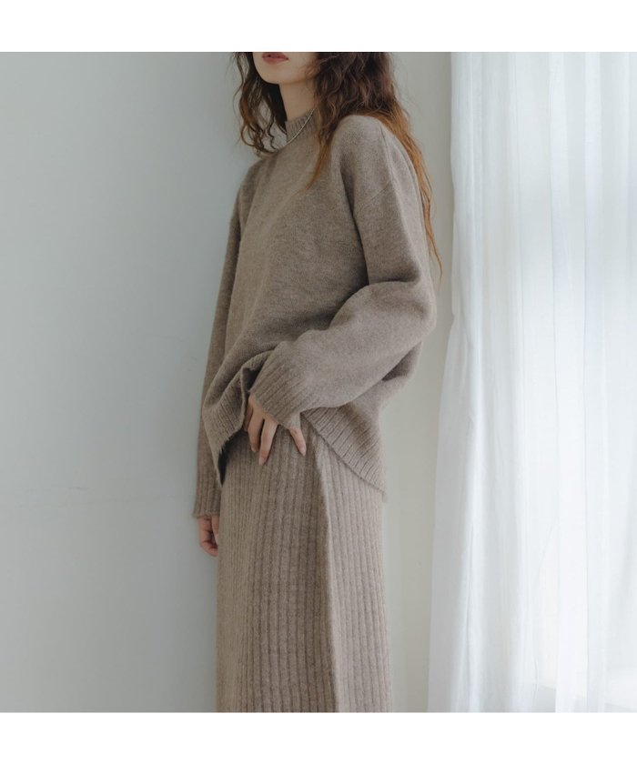 【サニーレーベル/Sonny Label / URBAN RESEARCH】の『WEB限定』モックネックニット×スカートセットアップ インテリア・キッズ・メンズ・レディースファッション・服の通販 founy(ファニー) https://founy.com/ ファッション Fashion レディースファッション Fashion for Women セットアップ Matching Sets スカート・ミニ/ミディ/マキシ Skirts / Mini, Midi & Maxi Skirts 2025年 2025 2025-2026秋冬・A/W Autumn/Winter 2025–26 AW25–26 冬 Winter / This Winter シンプル Simple, Minimal セットアップ Set-Up, Coordinated Outfit マフラー Scarf, Muffler A/W・秋冬 Autumn/Winter |ID: prp329100004794481 ipo3291000000034786919