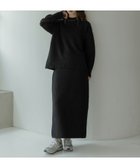 【サニーレーベル/Sonny Label / URBAN RESEARCH】の『WEB限定』モックネックニット×スカートセットアップ ブラック|ID: prp329100004794481 ipo3291000000034786921