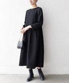 【シップス フォー ウィメン/SHIPS】のSHIPS any 手洗い可能 ジャカード ウエスト タック ノーカラー ワンピース NAVY BLUE ブラック|ID: prp329100004794485 ipo3291000000034786955